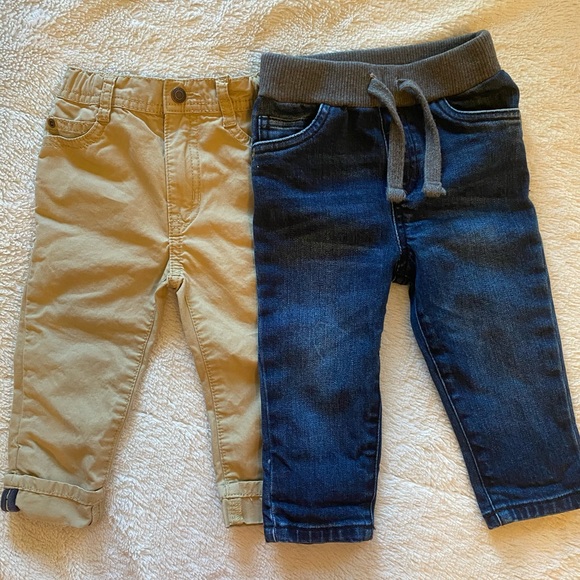 denim and khaki